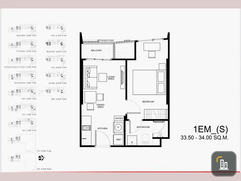 Condo for sale - The Line Phahon - Pradipat, very good value with many amenities, book now, don't wait.