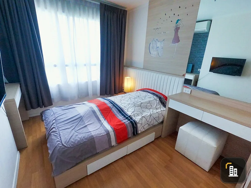 Condo for sale, Lumpini Park Rama 9, ready to move in Built-in whole room, 19th floor, pool view, buy now
