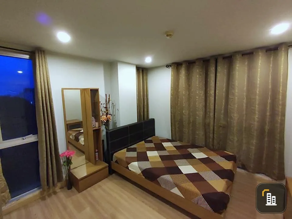 Condo for sale, The Niche City Ladprao 130, 8th floor, very private corner room. Fully furnished, book now.