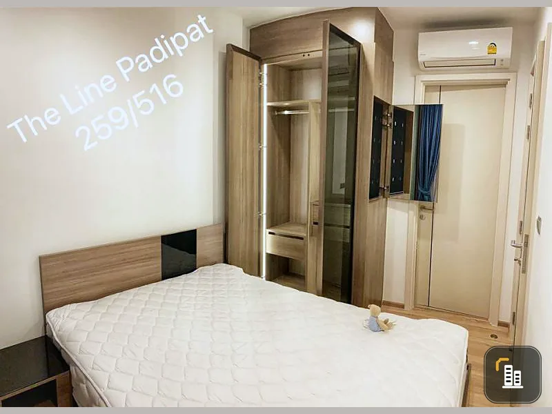 Condo for rent The Line Phahon-Pradipat Beautiful decorated room, ready to move in, 26th floor, great view, great price, hurry up to reserve.