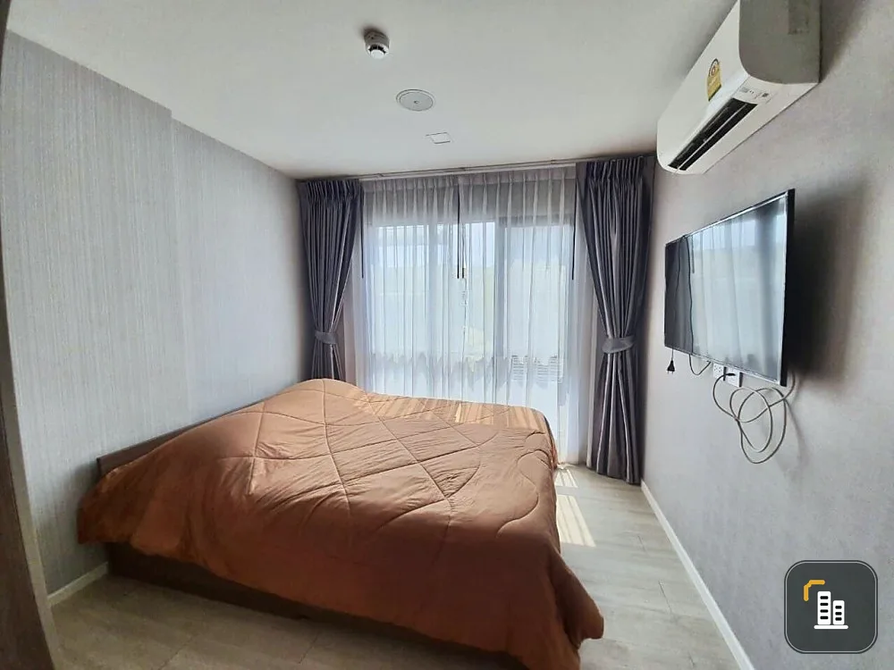 Very beautiful corner room (rare) 2 bedrooms with wallpaper in the whole room Fully furnished, Building B, 3rd floor, don't miss it!