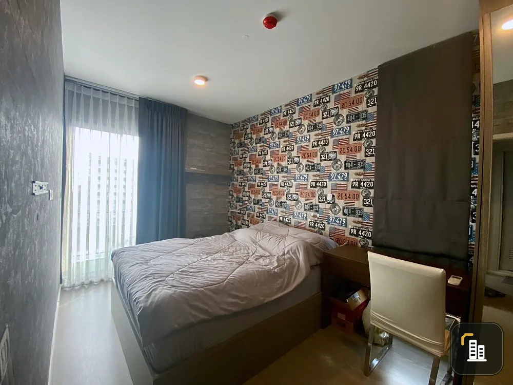 Selling Notting Hill, Sukhumvit 105, 5th floor, corner room, beautiful room, fully furnished, I can tell you that it's very nice to live in. Book now.
