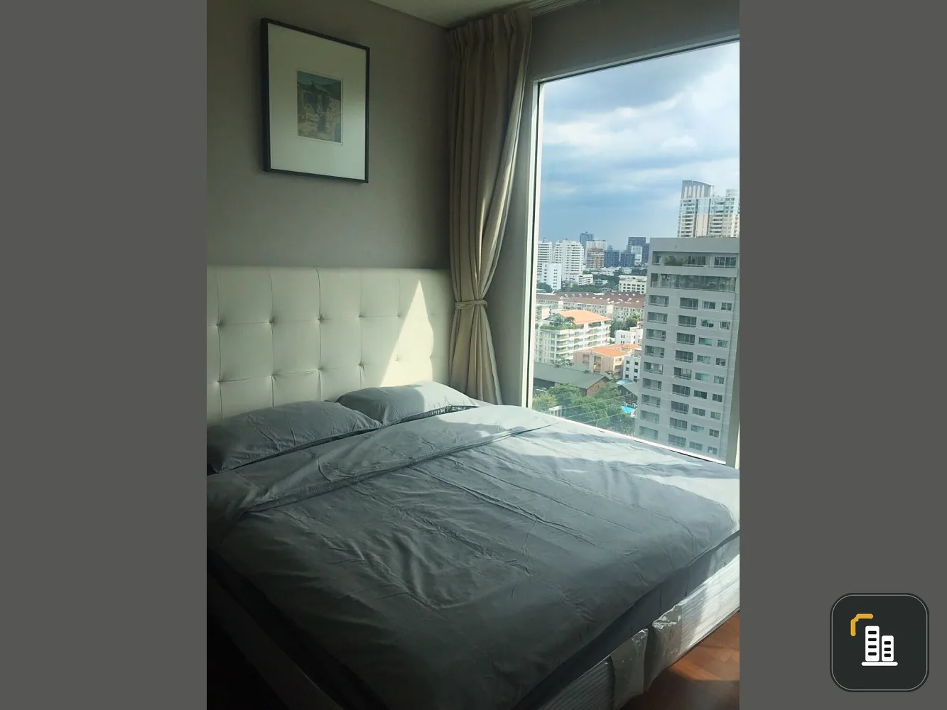 Condo for rent, Ivy Thonglor, high floor, good size, 1 bedroom, 1 bathroom, fully built-in furniture, urgent.