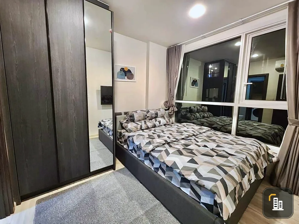 For rent urgently!! Condo XT Huai Khwang, 9th floor, Building A, beautiful room, fully furnished, ready to move in. Hurry up and book now!!