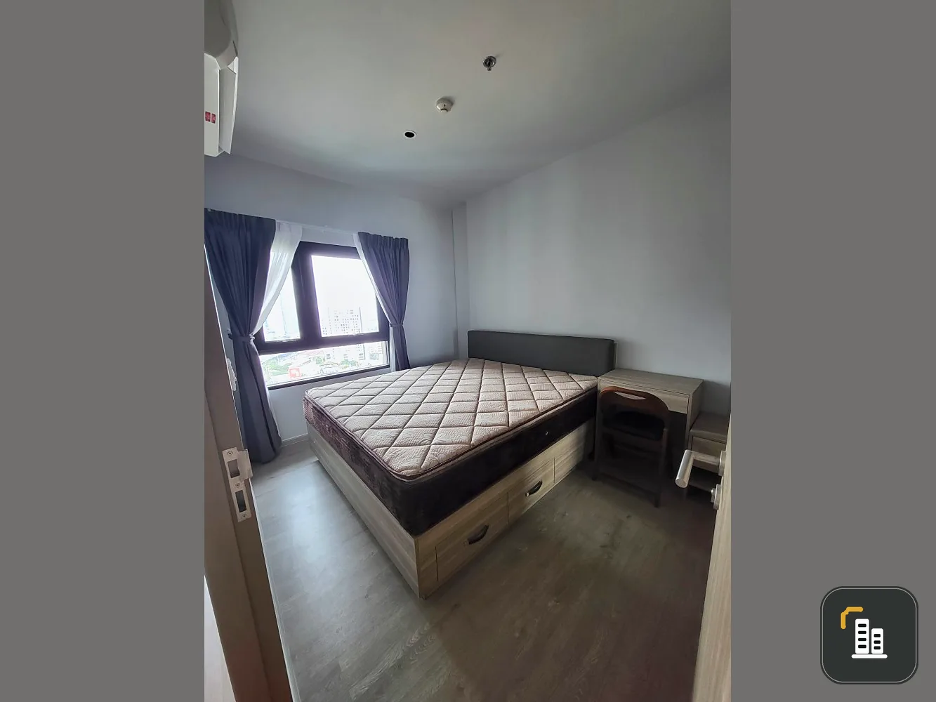 For rent, attitude Unicorn Sathorn thapha, big bed, satisfying Fully furnished + electrical appliances You can carry your bag in.