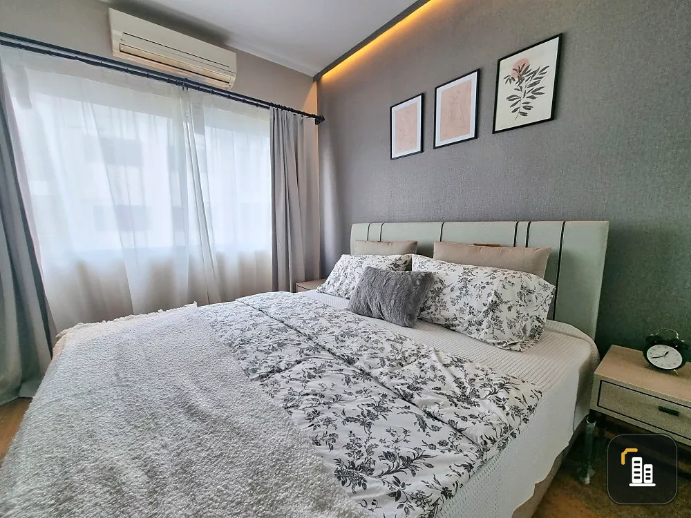 Condo for sale, A Space Sukhumvit 77, nice room, cute decoration, fully furnished, proportional, pool view, hurry to book