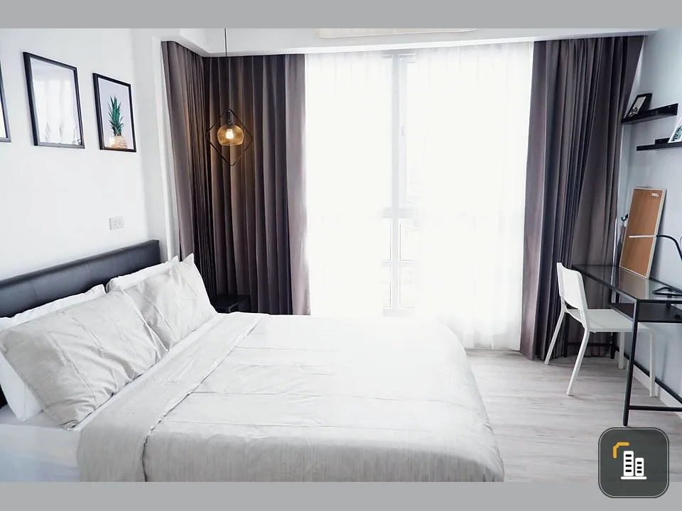 Condo for sale, Pathumwan Resort, nice room, wide size, smooth color tone, fully furnished, great value, hurry to book