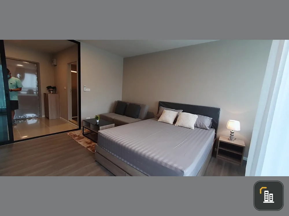 Urgent, sell, rent, D Condo Hideaway Rangsit, Phase 4, 6th floor, outside view, Fully finish, hurry up and book before it's out of hand.