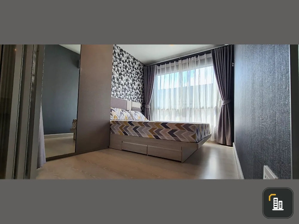 Sell Niche ID Sukhumvit 113, 4th floor, the edge room is private, no noise. Very nicely decorated, book now.