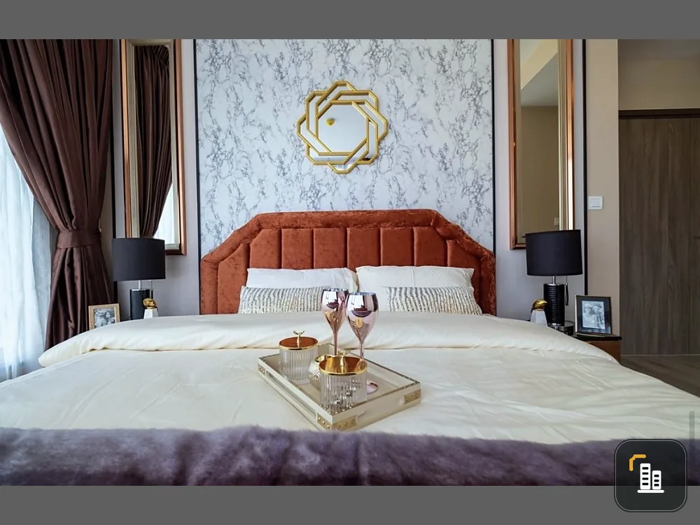 For rent urgently!! Condo Ideo Mobi Sukhumvit 66, luxury condo, 25th floor, fully furnished, ready to move in, don't miss it!!