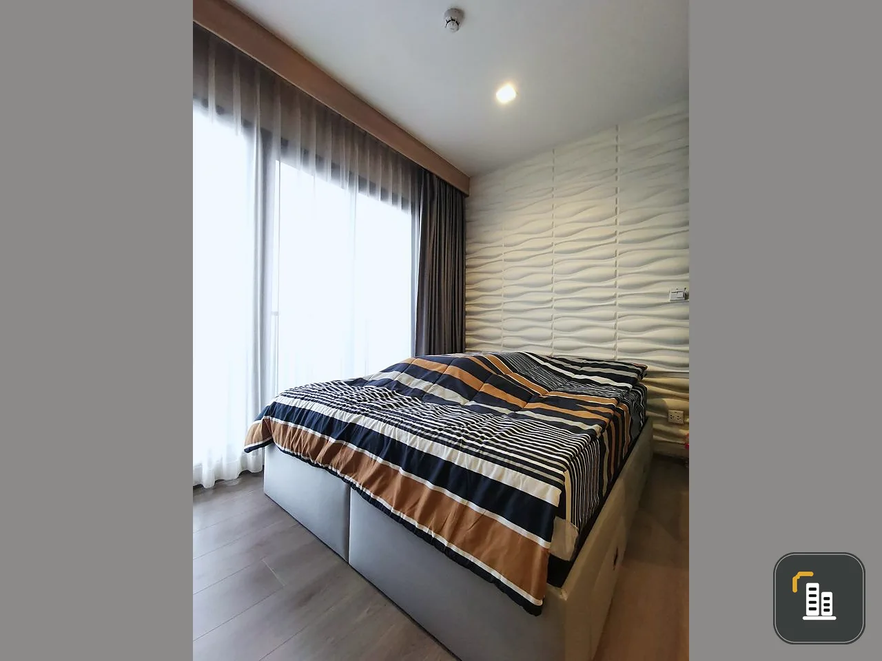 Condo for sale, The Politan Rive, nice decorated room, 55th floor, the most beautiful high angle view of the Chao Phraya River, hurry to book