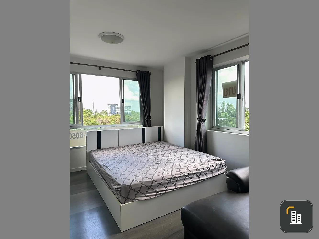 Urgent sale!! D Condo Campus Resort ABAC Bangna Abac 4th floor, Building B, fully furnished, ready to move in, don't miss out!!