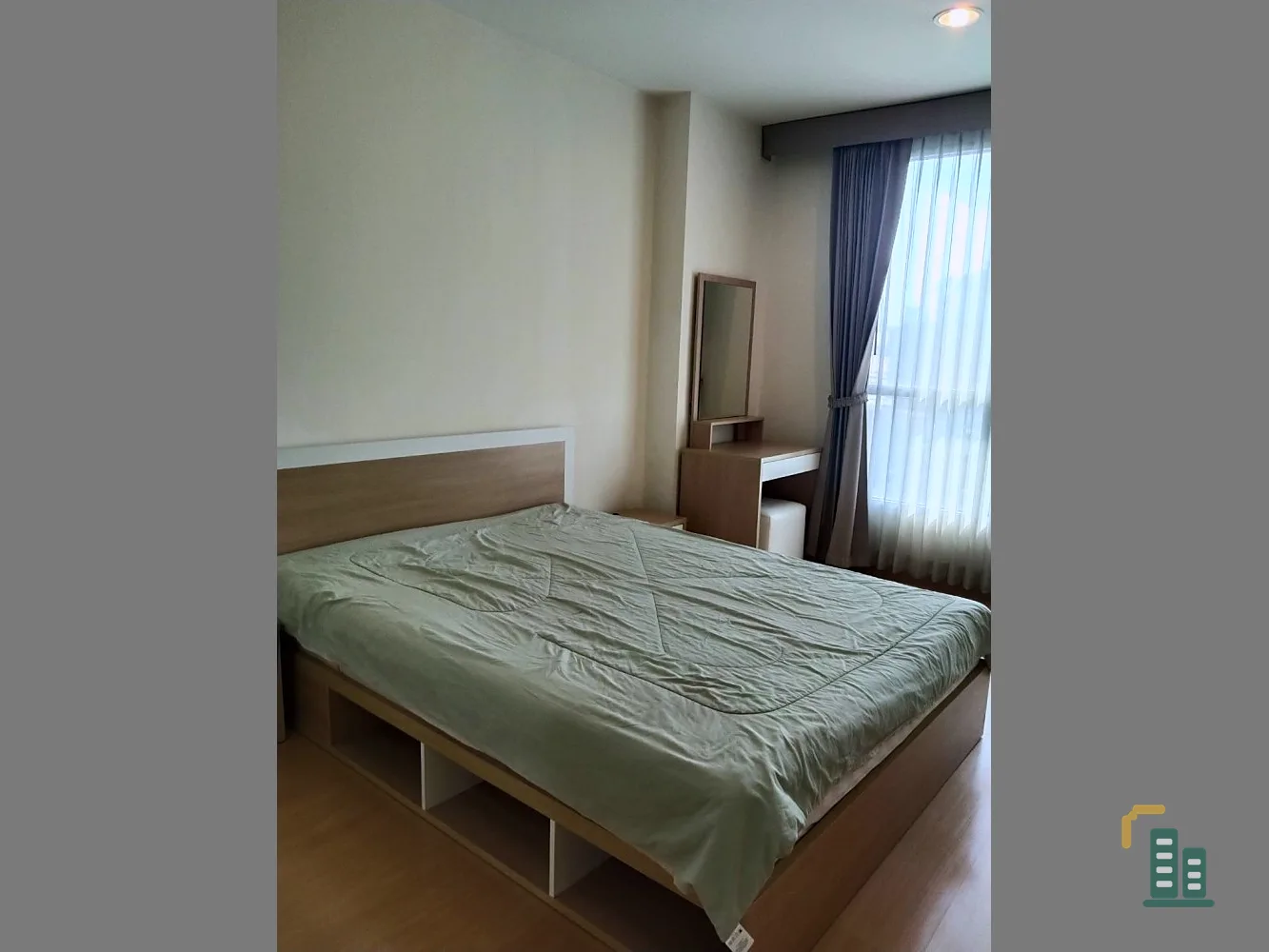 For rent, Life @ Sukhumvit 65, 12th floor, spacious room, comfortable, fully furnished, book now, don't miss it.