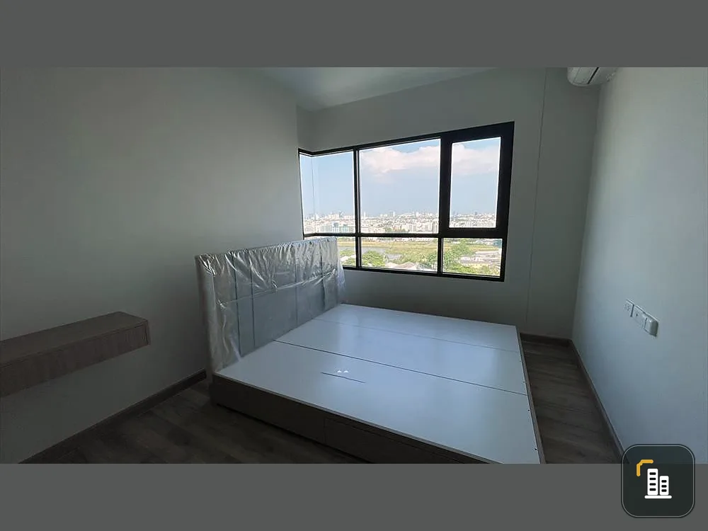 For rent urgently!! Condo Niche Mono Sukhumvit-Bearing, 12th floor, corner room, complete facilities, hurry to book!!