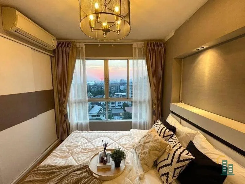 For sale, Lumpini Place Rama 4 - Kluaynamthai, beautiful room, minimal style, clear view, not blocked, can book now, don't miss it.