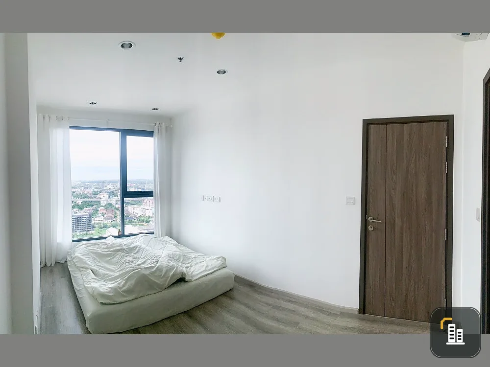 Sell!! Ideo Mobi Sukhumvit 66, 25th floor, view of the Chao Phraya River curve, spacious room, fully furnished, book now, very livable!!