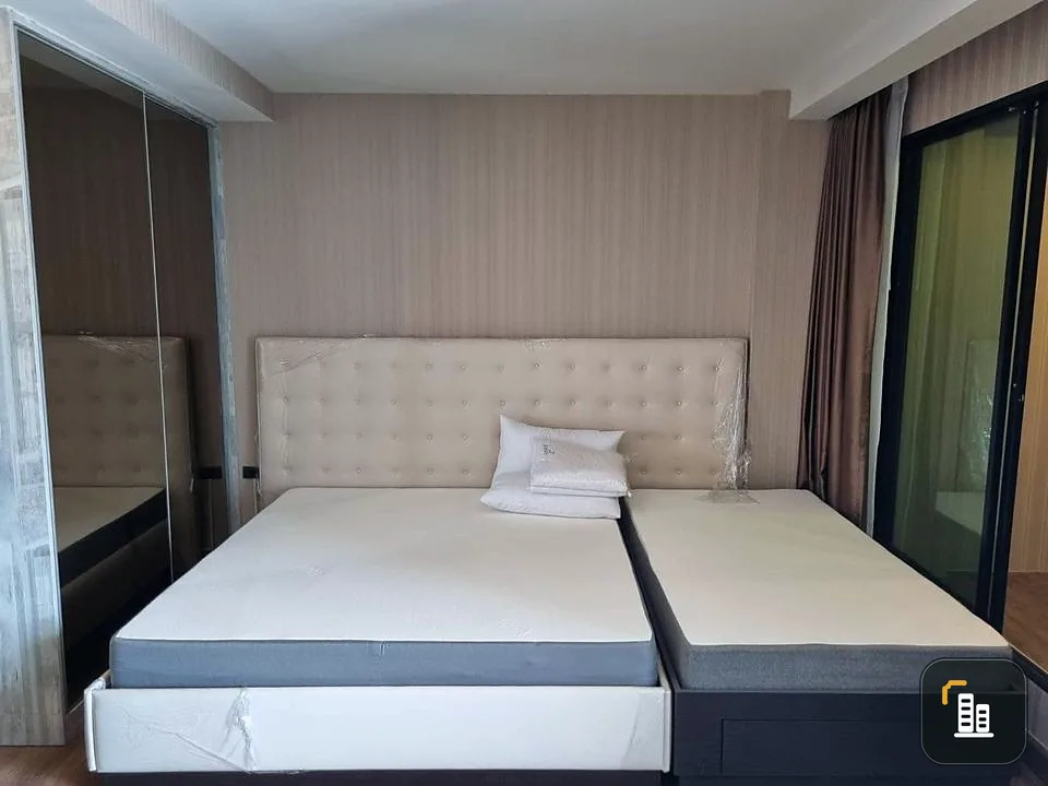 Condo for rent, The Unique Ekkamai-Ramintra, Duplex room, beautifully decorated, controlling the tone. You can't miss it. Book now.