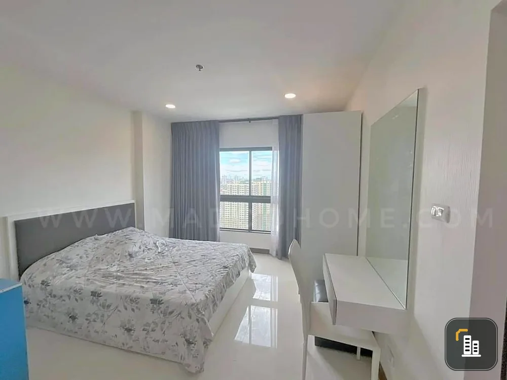 For sale, for rent, Supalai Loft Condo, Talat Phlu Station, nice room, good size, fully furnished, river view, book now!