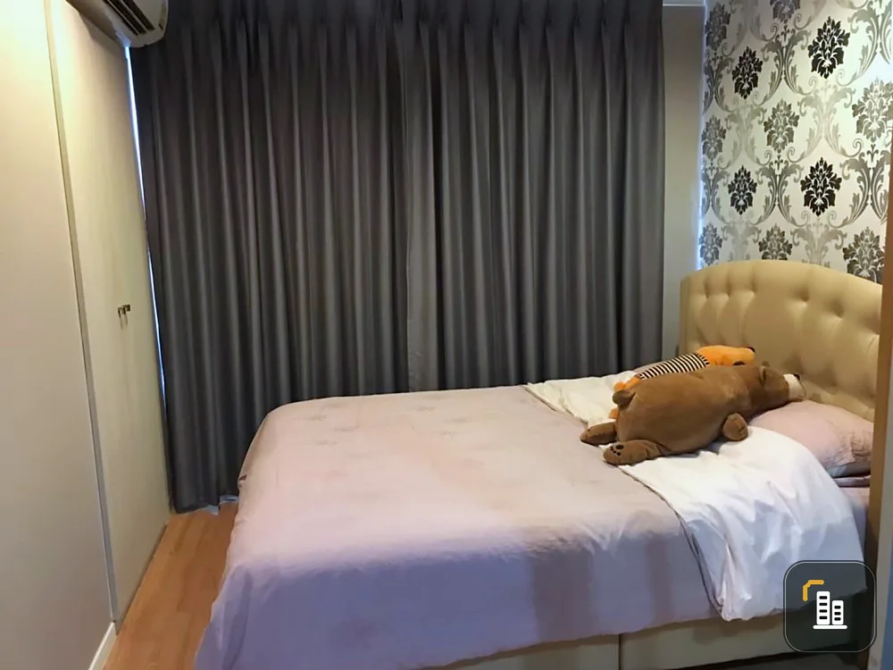 For sale, Lumpini Ville Prachachuen-Phongphet 2, 15th floor, city view, fully furnished room, ready to move in, book now, hurry up.
