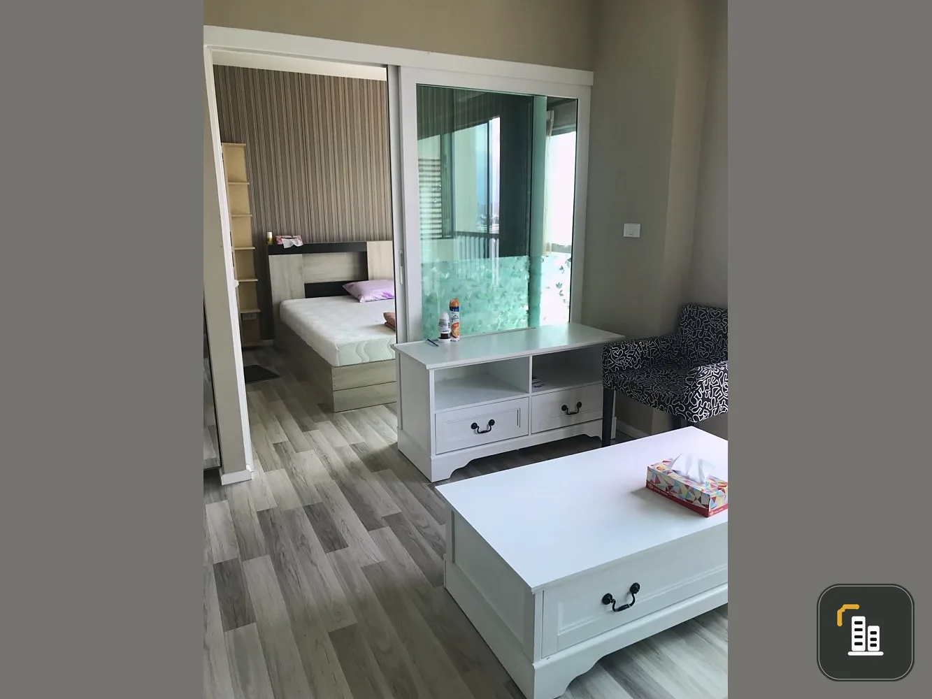 Condo for rent, The Key Chaengwattana, nice room, spacious size, fully furnished, 20th floor, high floor, good view, don't miss it