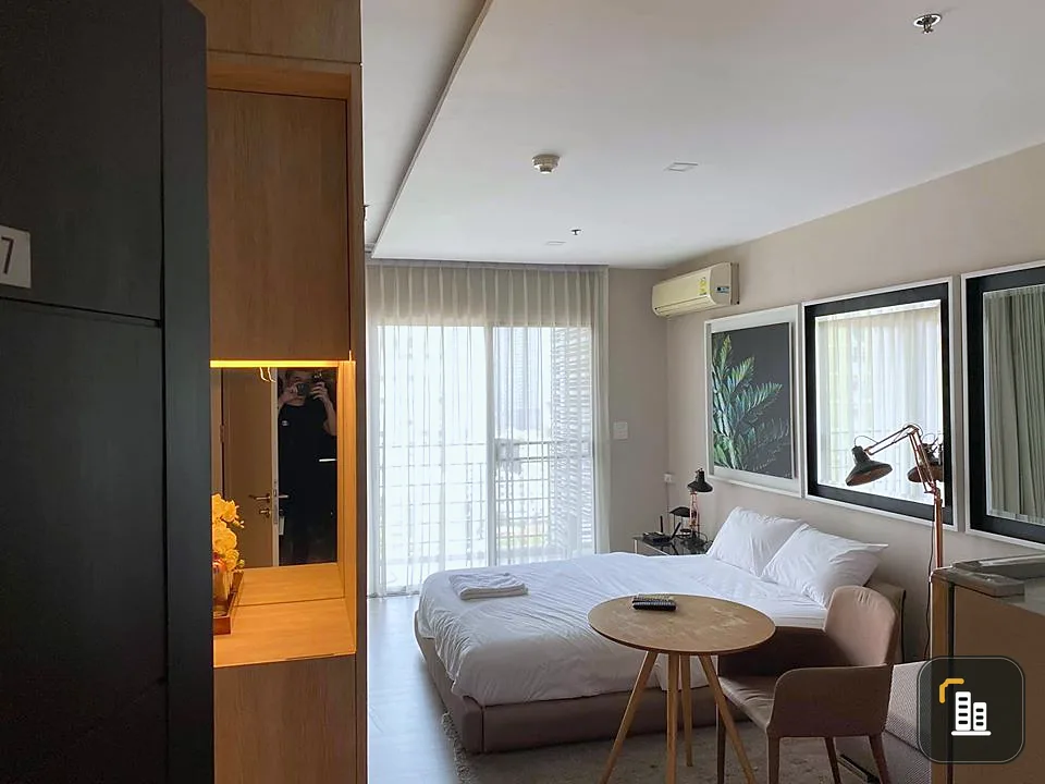 sell! Condo The light Ladprao, nice view room, fully furnished, ready to move in Good location, easy to travel in and out in many ways