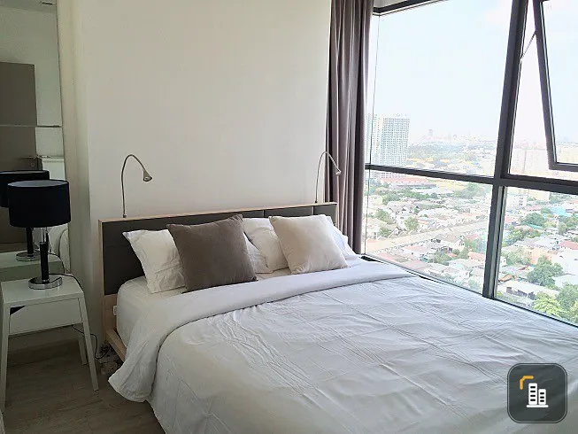 Condo for rent, Ideo Mobi Sukhumvit, good location, convenient transportation, near the BTS, don't miss it, hurry up!!