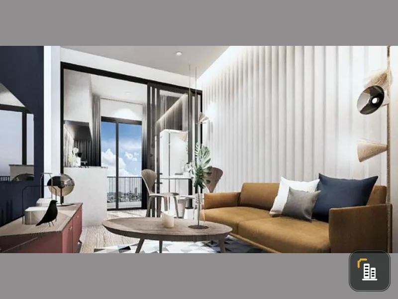 Metris Ladprao for sale, brand new room, 1 bedroom, 1 bathroom, good atmosphere, very good price, hurry up, don't miss it.