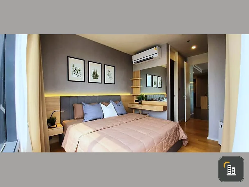 Condo for sale, M Ladprao, beautiful, 2 bedrooms, 2 bathrooms, large living room There are few rooms in the building, 62.13 sq m. Don't miss it!!