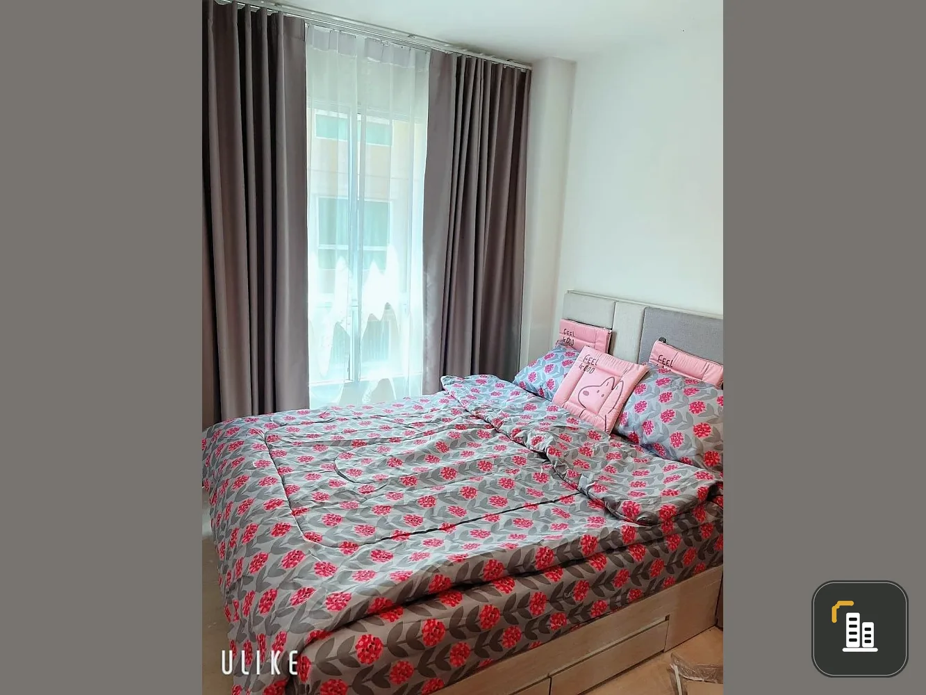 Sell Niche ID Sukhumvit 113, high ceiling, airy and comfortable. complete facilities You can carry the bag.