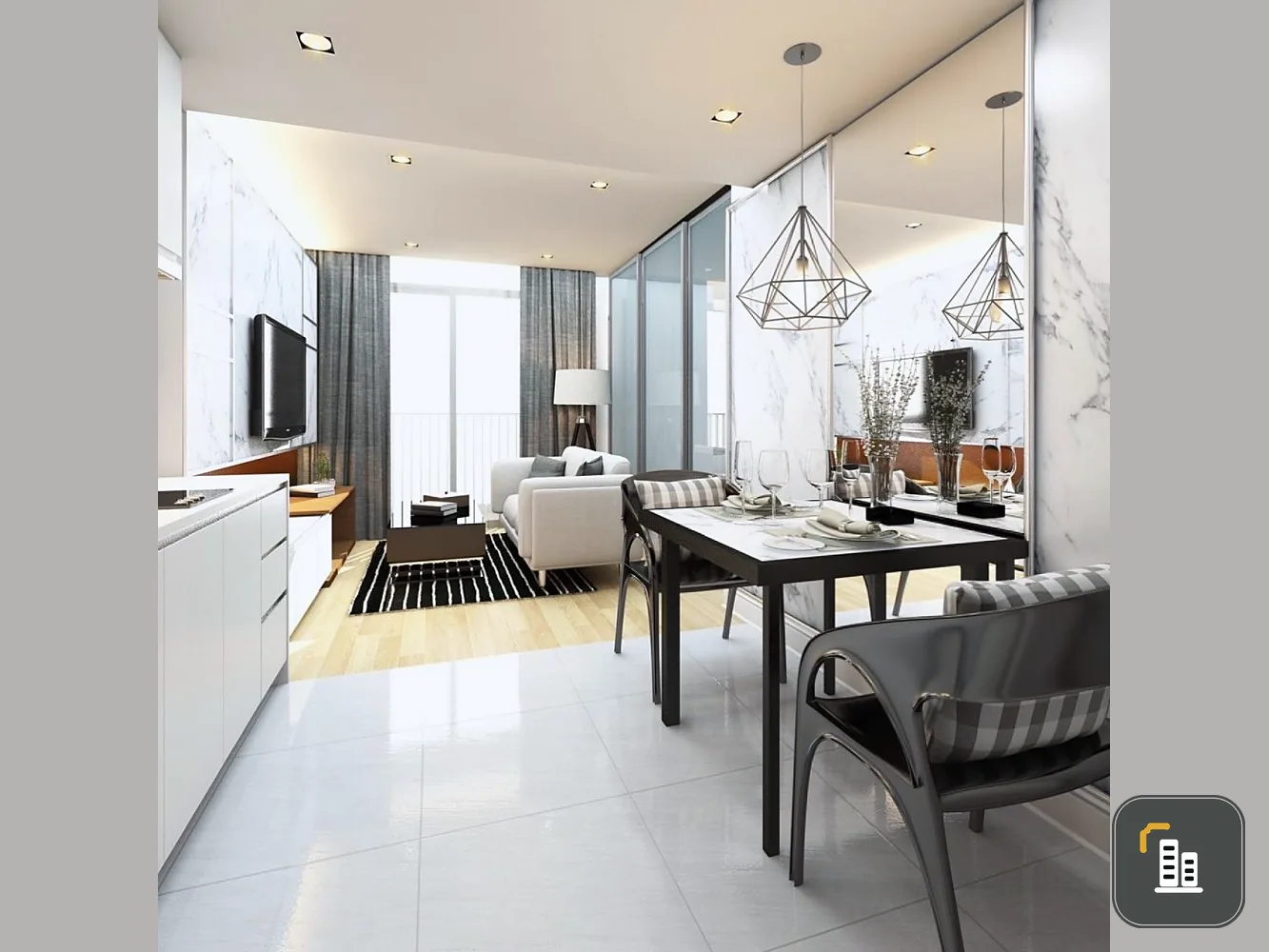 Sell, rent!! Nara Nine Condo, Room No. 225 (31A5), complete facilities, don't miss it, book now!!