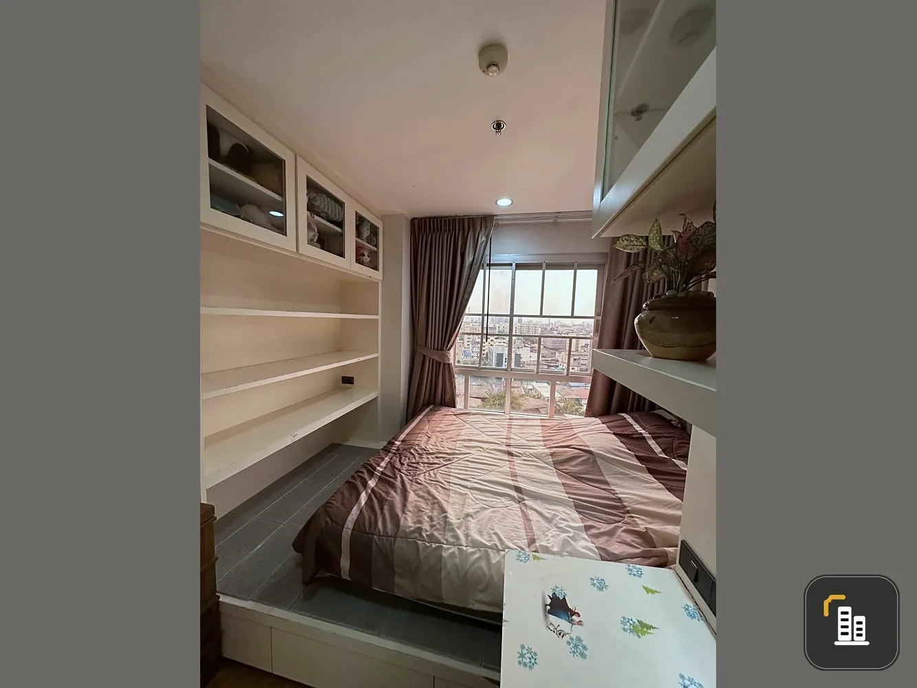 Sell U Delight @ Huai Khwang Station, built-in, complete with appliances and electrical appliances Inside the room is ready, book now.