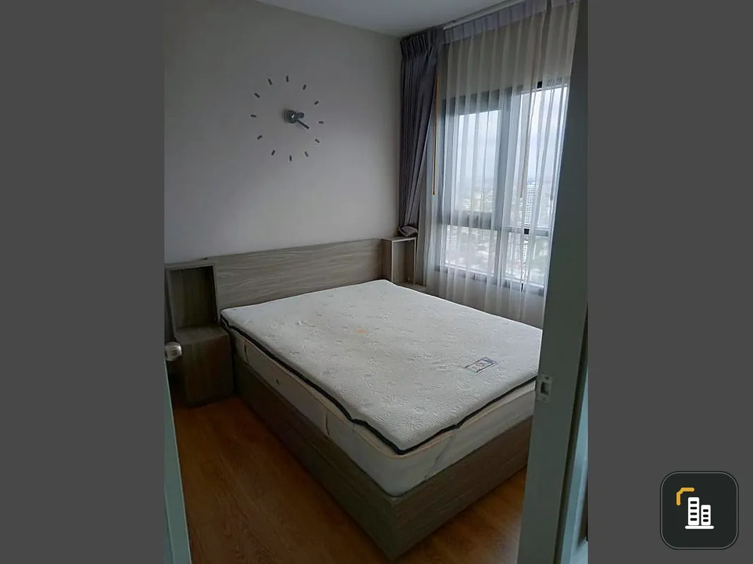 For rent Chapter One Midtown Ladprao 24, very beautiful room, high floor, fully furnished, next to MRT Lat Phrao, convenient