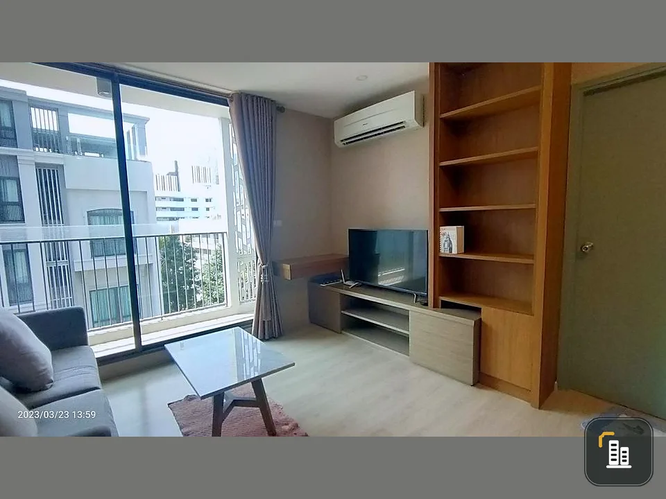 Selling D Memoria Phaholyothin 8, the most spacious room Plenty of usable space Fully furnished, ready to move in, book now!!