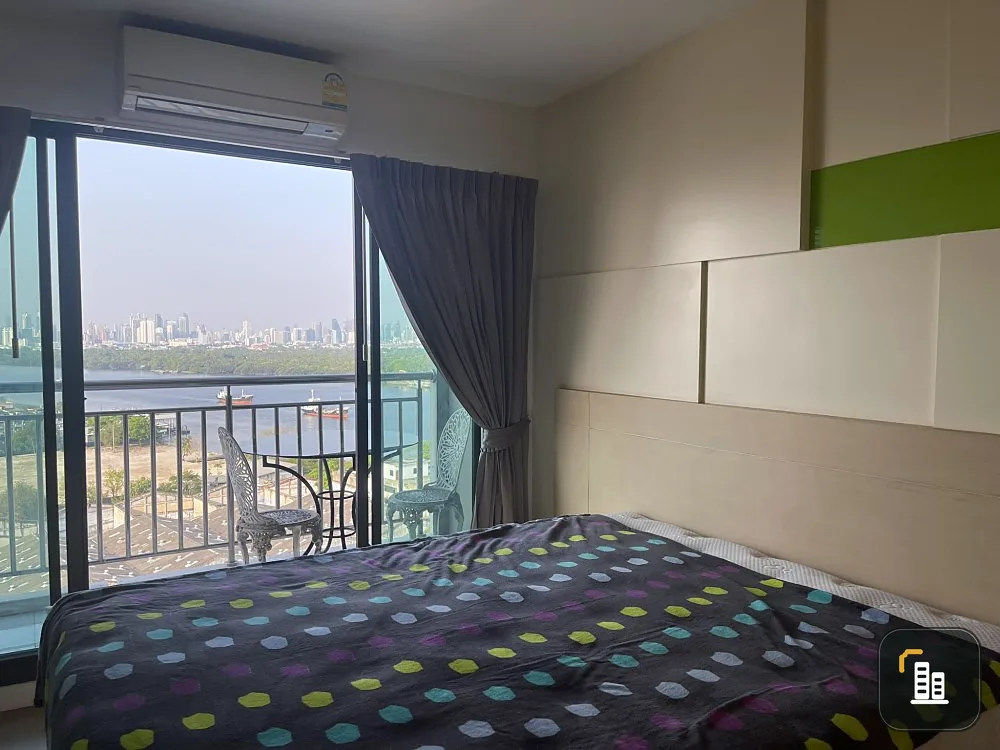 Condo for sale, Lumpini Place Narathiwat - Chao Phraya, 1 bedroom, 1 bathroom, 17th floor, high view, good price, buy now, don't wait.
