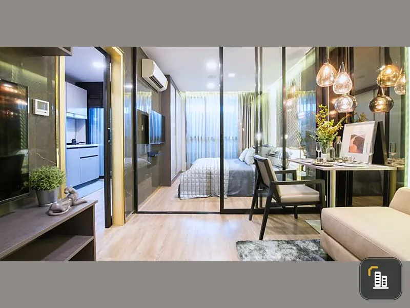 sell! Condo Atmoz Ladprao 15, south, city view, 1 bedroom, 1 bathroom, 26 sqm., no elevator room have privacy