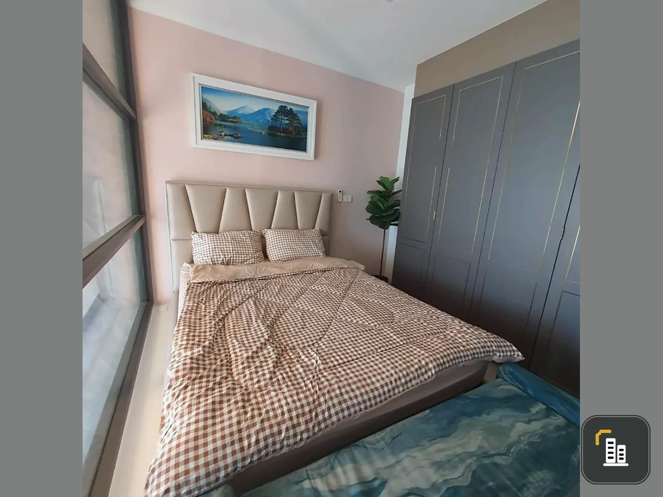 Sell or rent RHythum Sukhumvit44/1 The room is in very good condition, well taken care of. Fully furnished, beautiful view, quiet, book now