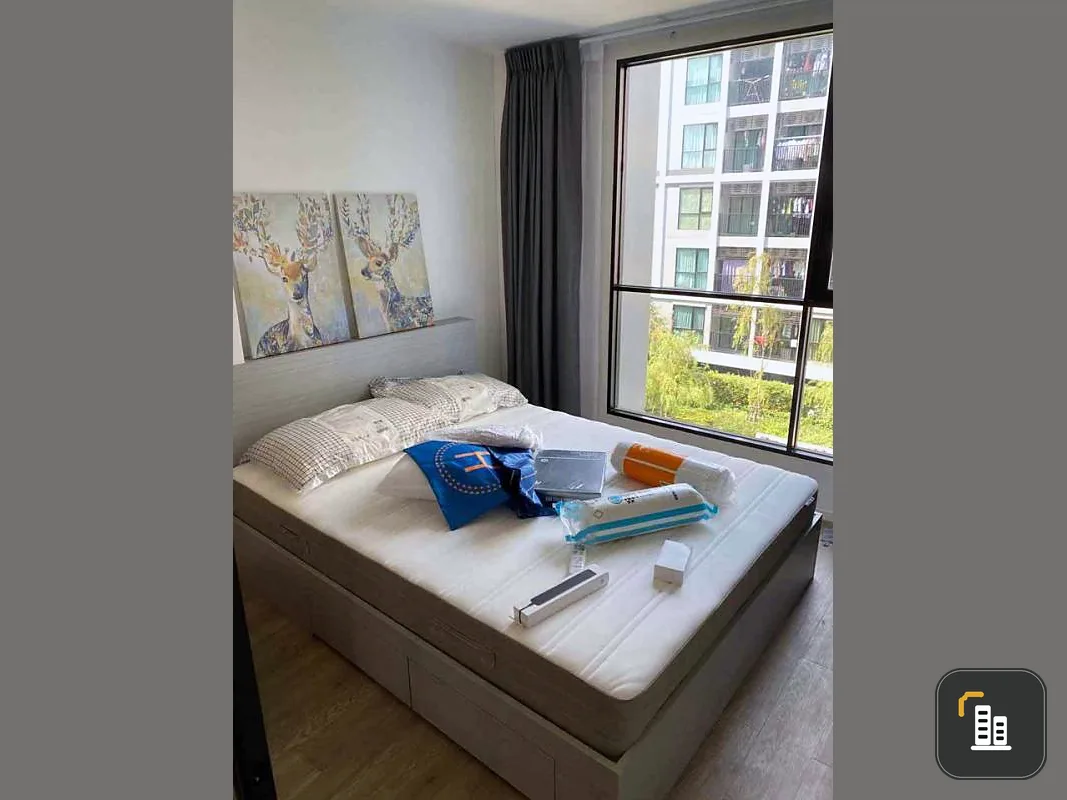 Atmoz Ladprao 15 condo for rent, new room, fully furnished, ready to move in, convenient to travel, hurry and book now