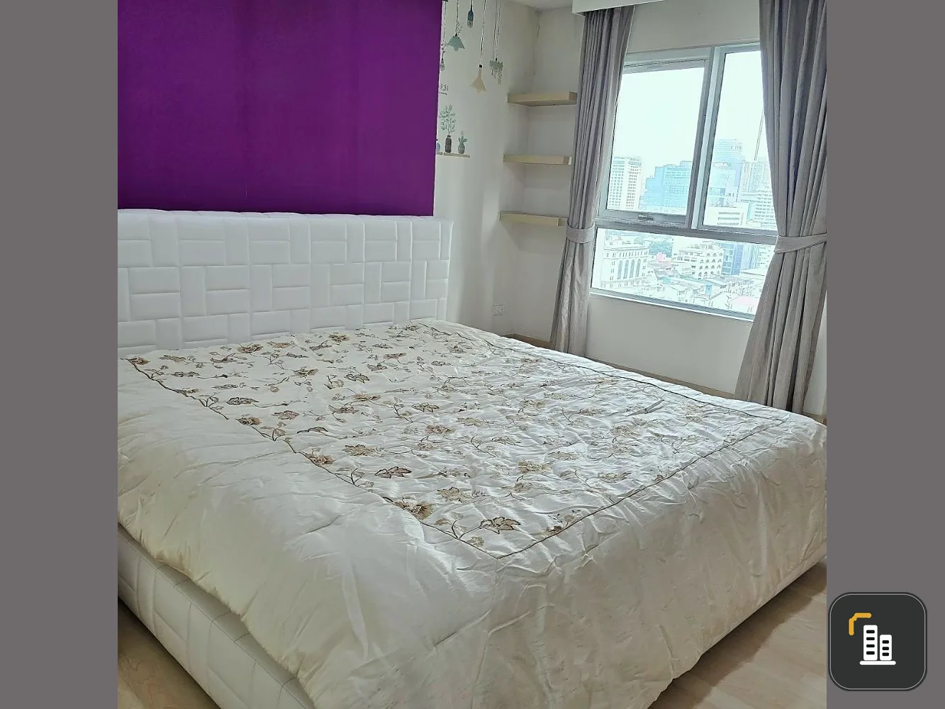 Condo for rent, Belle Grand Rama 9, spacious, clean, fully furnished and electrical appliances, good location, urgent