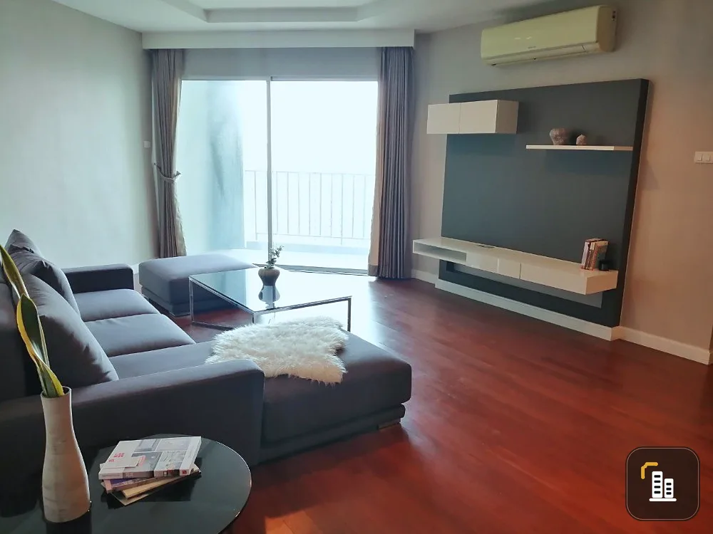 Condo for rent: Belle Grand Rama 9, spacious room with living room balcony. Fully furnished, book now