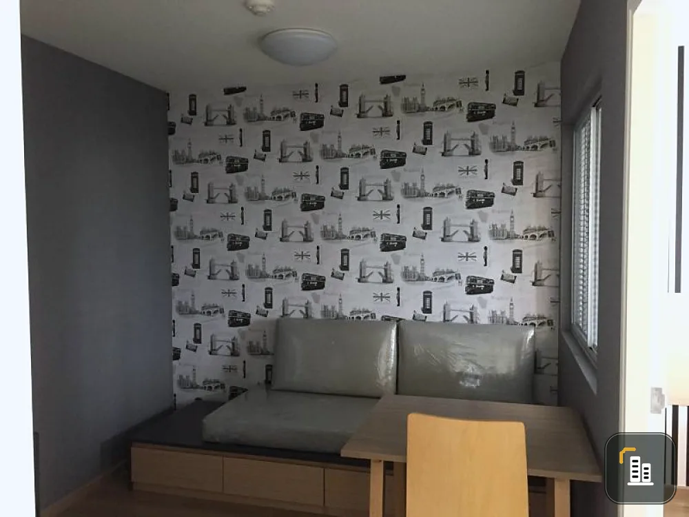 Condo for sale, U Campus, Rangsit-Mueang Ek, new room, fully furnished. Decorate the wallpaper. If interested, hurry up.