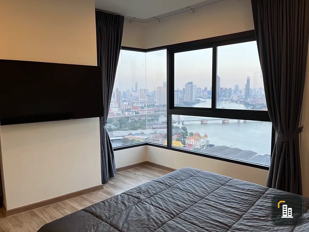 Condo for sale, rent, Niche Mono Charoen Nakhon, corner room is the best room location. Very private