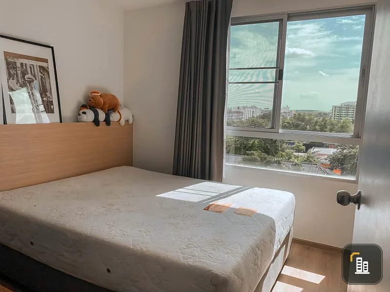This room is beautifully decorated in tone control. Clean, neat, livable. Hurry up to be the owner. Selling U Campus Rangsit.