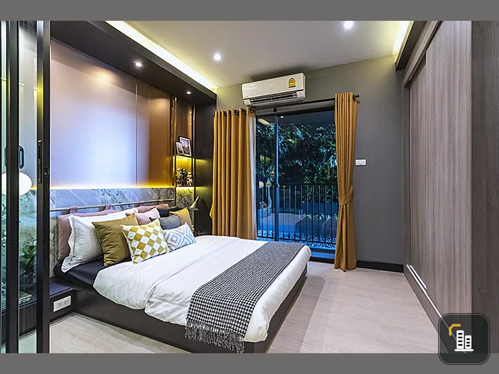 Sell down payment!! Condo A Space Mega 2, 26th floor, beautiful room, good location, fully furnished, ready to move in immediately, hurry up and book