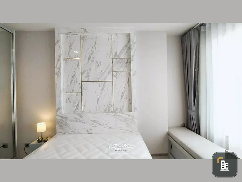Wow, this room is awesome. For rent, Life Ladprao, elegantly decorated room, 1 bedroom, fully furnished. Anyone who can stay, guaranteed to be very satisfied.