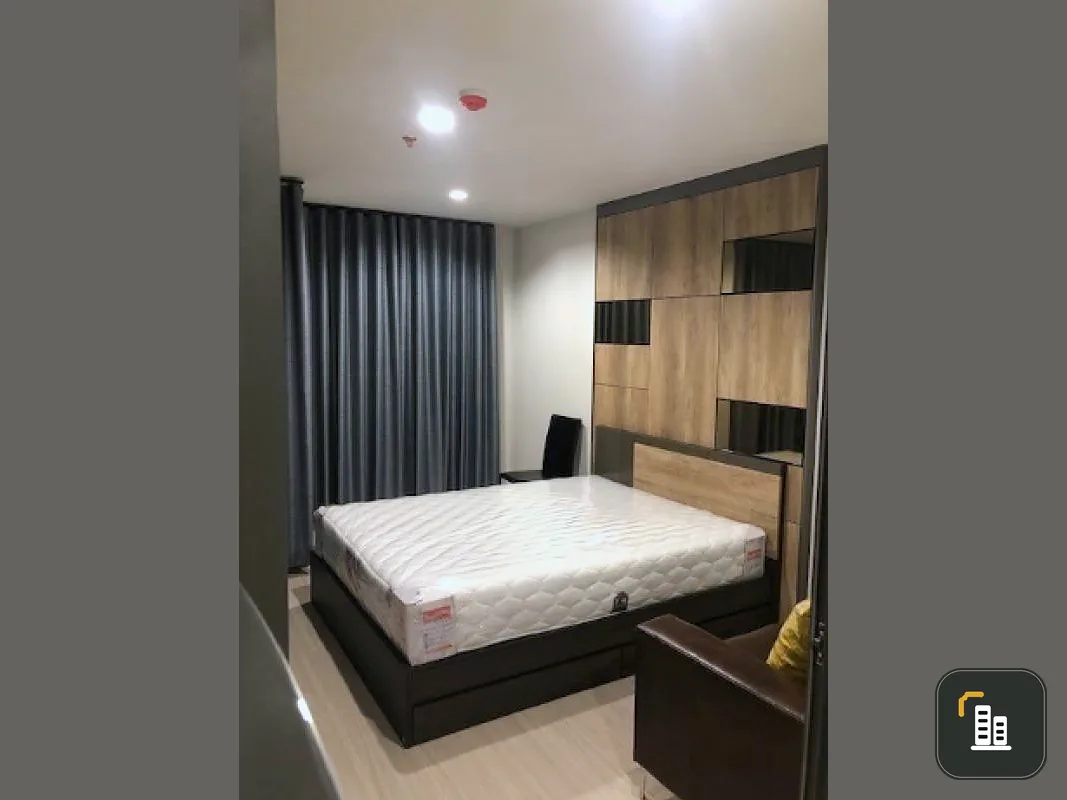 Life Ladprao for rent, beautiful room, divine view, pleasant atmosphere, soft and comfortable sofa, 23rd floor, book quickly, urgently.