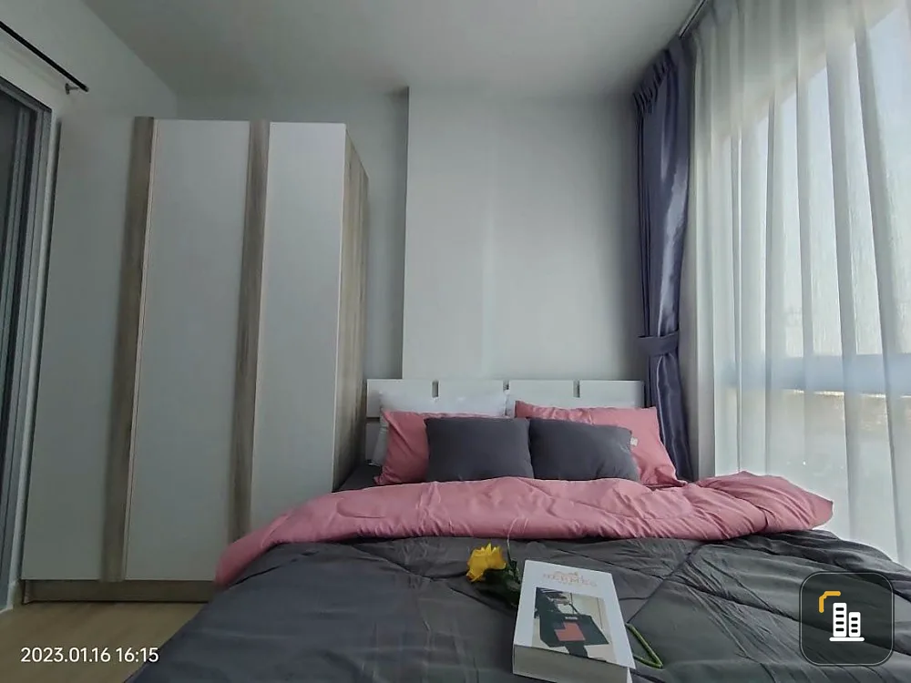 Condo for sale, The Kith sukumvit 113, nice room, fully furnished, in proportion, cute price, can drag the bag in