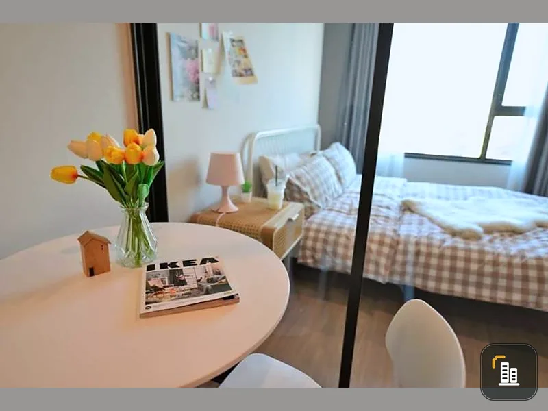 Condo for rent Life Ladprao Condo ready to move in little vintage style If you like taking pictures This room can be rented in every corner.