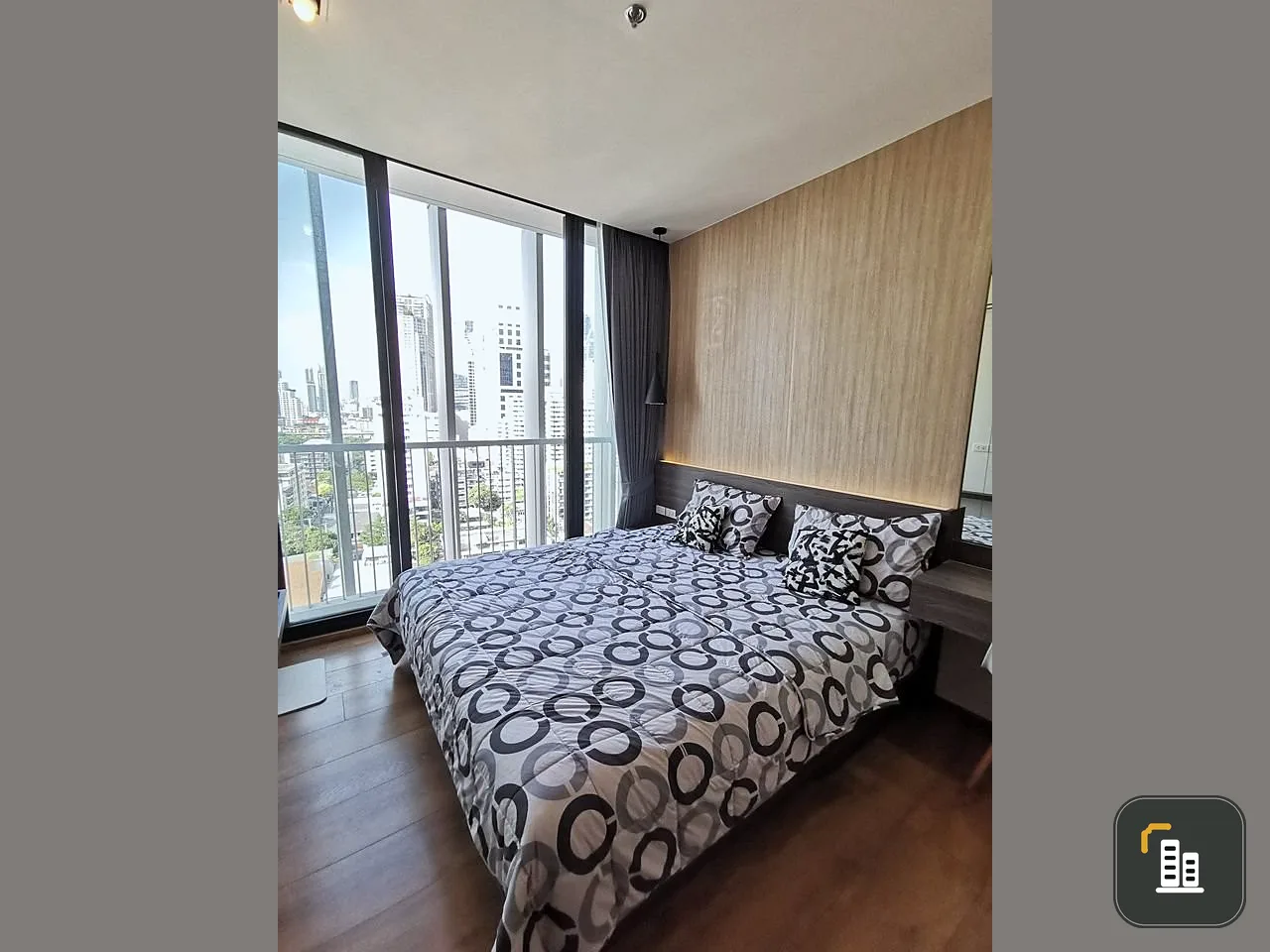 Condo for rent, Park 24 Origin, BTS view, super spacious room, nice sofa, nice mattress, can't reserve anymore