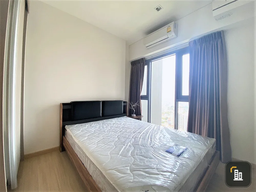 Condo for rent, Whizdom Connect Sukhumvit, high floor, beautiful view, fully built-in furniture, complete common area
