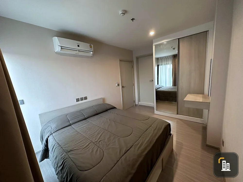 For rent, Aspire Erawan Prime, 1 bedroom, 4th floor, complete electrical appliances. Don't just look at it, hurry up and reserve it.